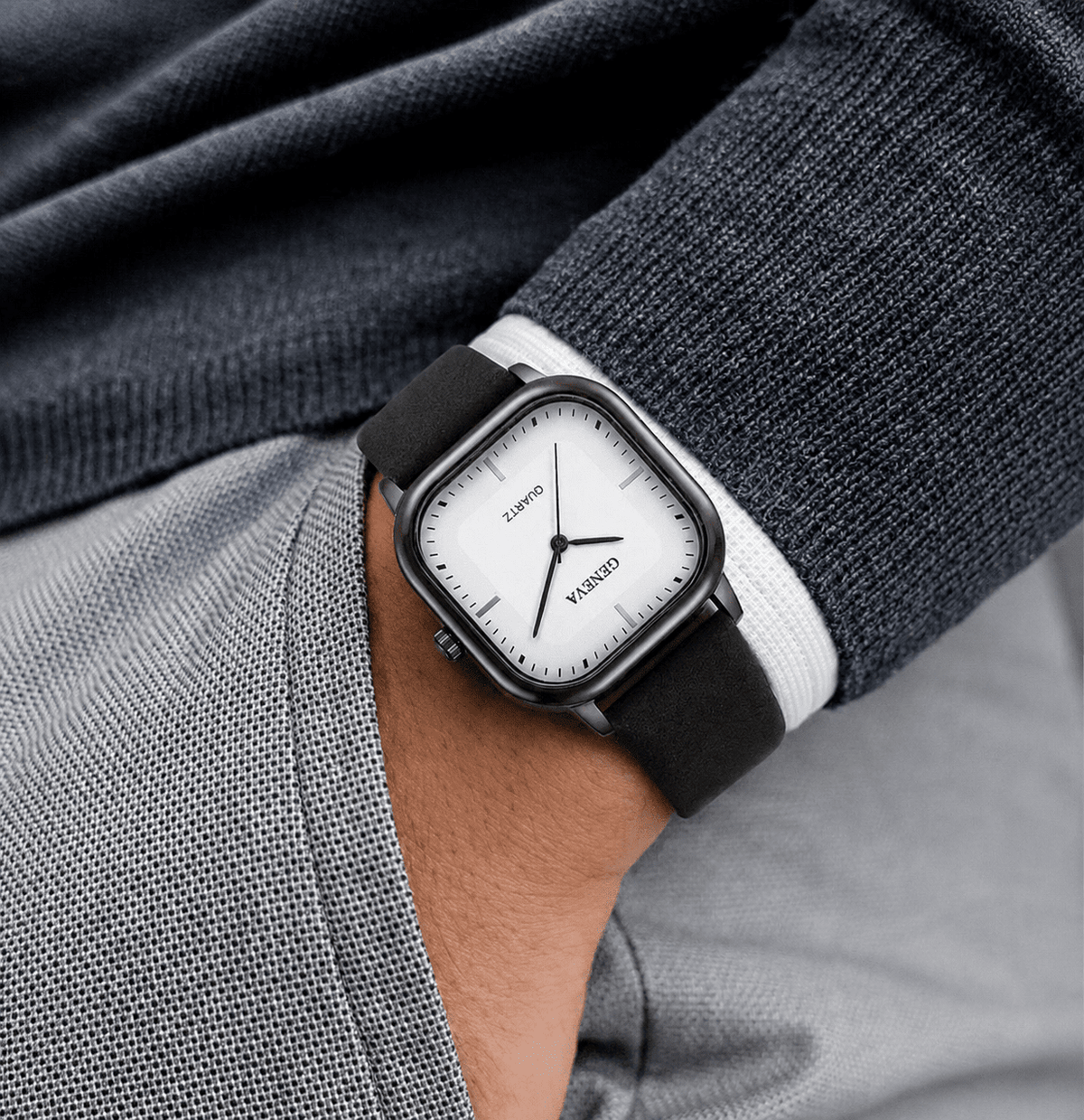 Men’s Elegant Minimalist Leather Watch – St. Althorin Men’s Elegant Minimalist Leather Watch – St. Althorin 