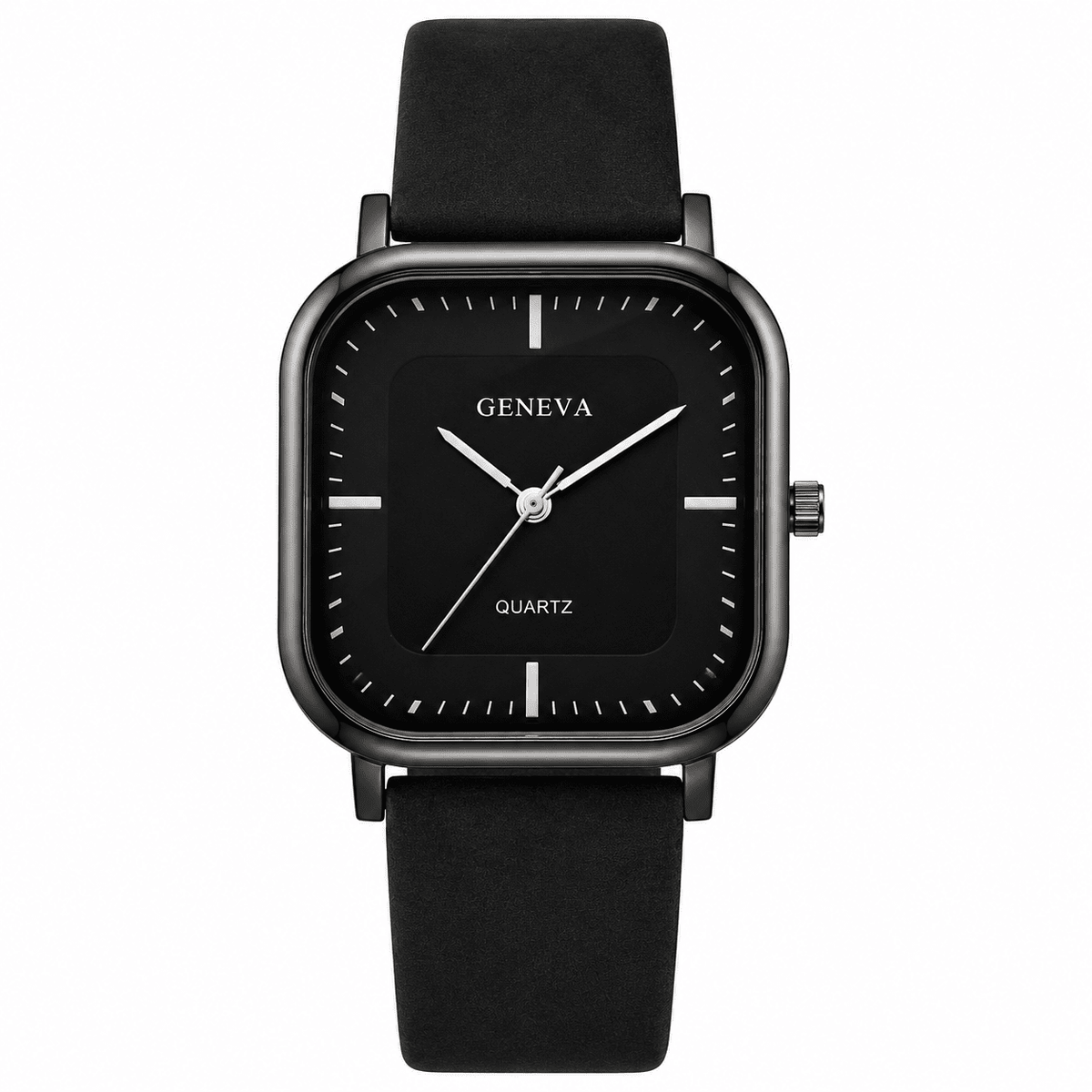 Men’s Elegant Minimalist Leather Watch – St. Althorin Men’s Elegant Minimalist Leather Watch – St. Althorin Black