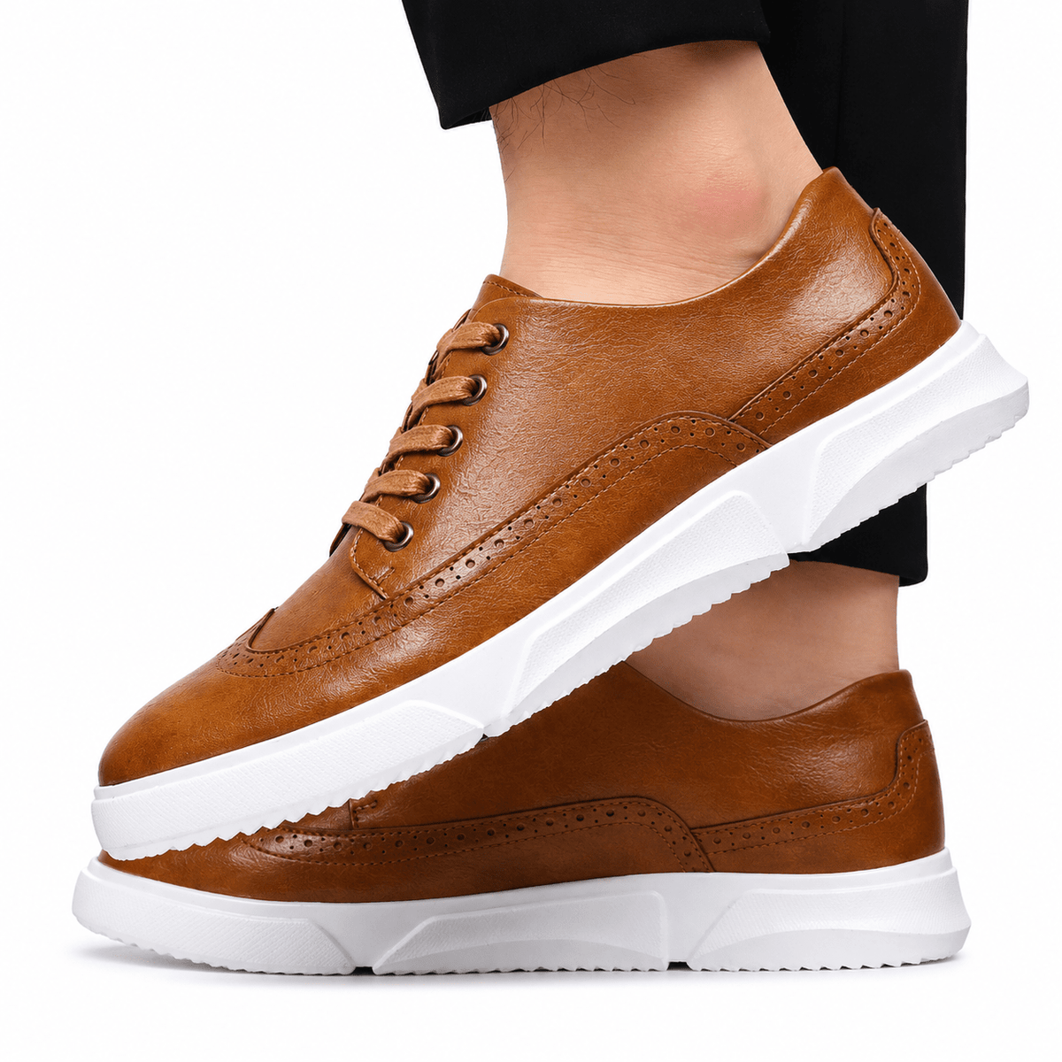 Men’s Leather Casual & Versatile Sneakers – Lampart Men’s Leather Casual & Versatile Sneakers – Lampart 