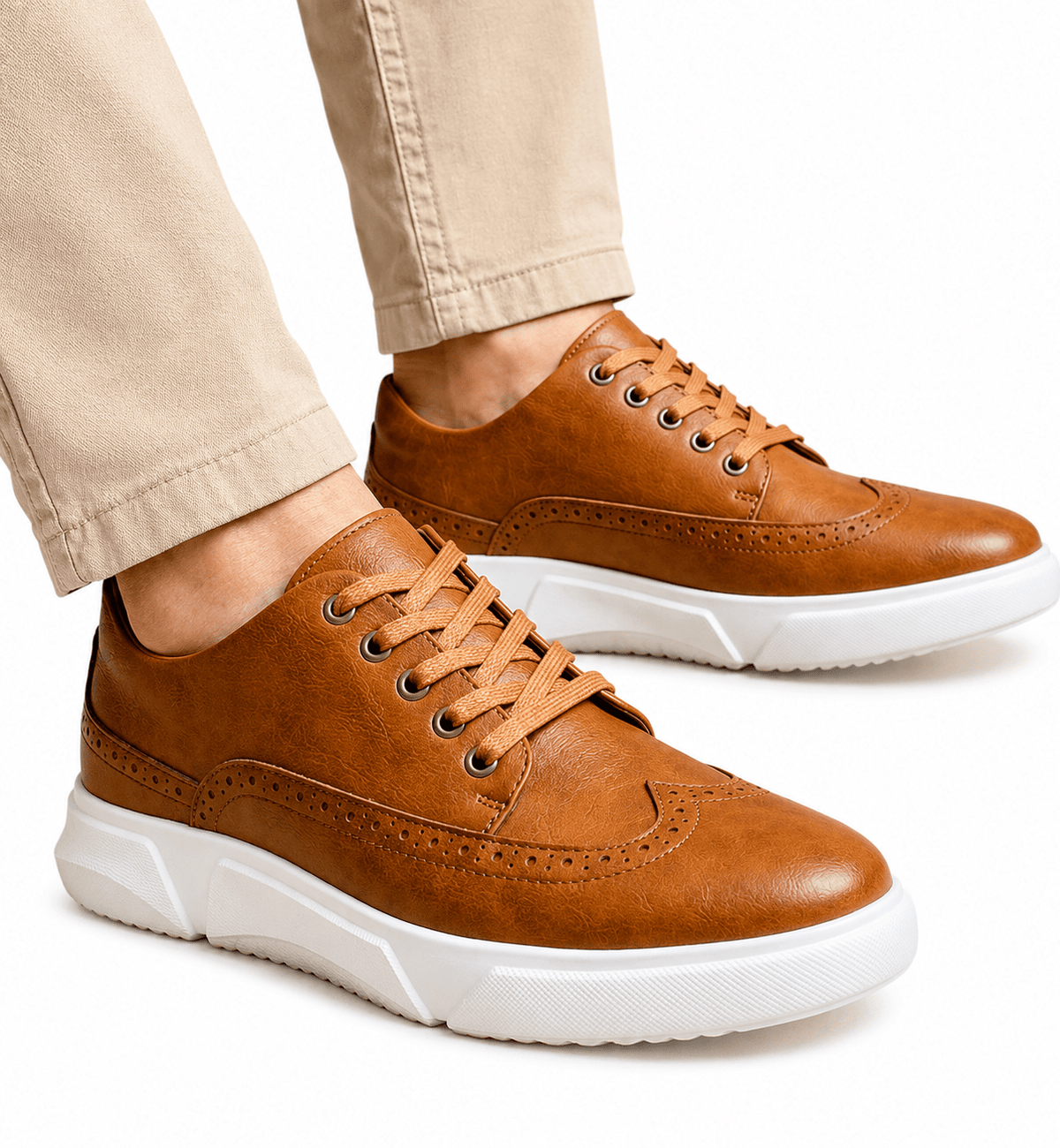 Men’s Leather Casual & Versatile Sneakers – Lampart Men’s Leather Casual & Versatile Sneakers – Lampart 