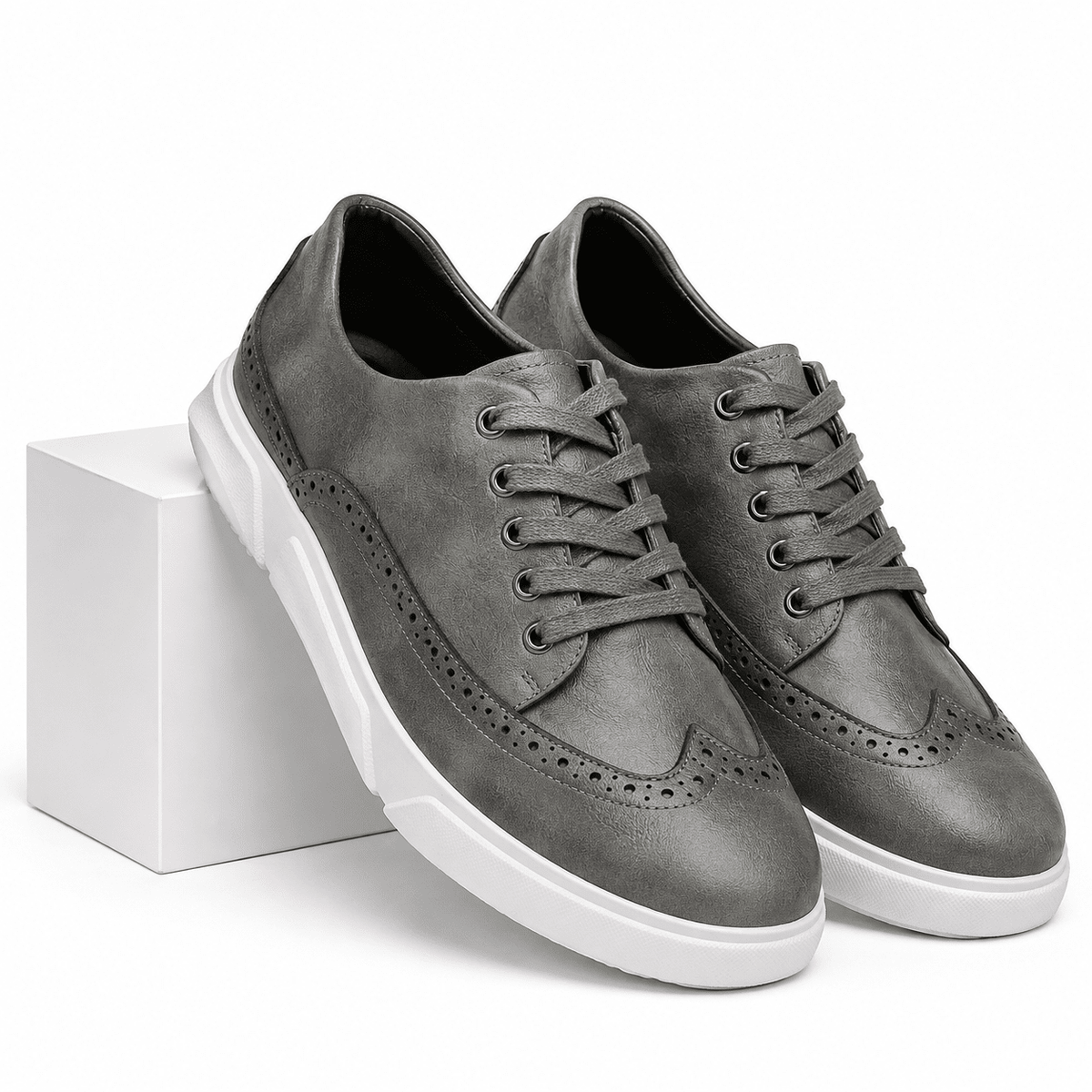 Men’s Leather Casual & Versatile Sneakers – Lampart Men’s Leather Casual & Versatile Sneakers – Lampart US 7 / UK-AU 6 / EU 39