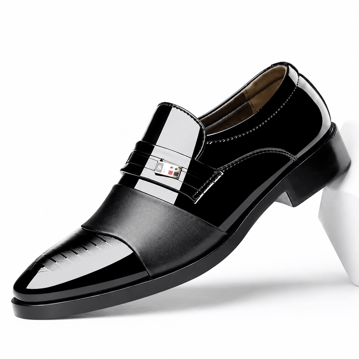 Men's Leather Dress Loafers – Valenzo Men's Leather Dress Loafers – Valenzo Black