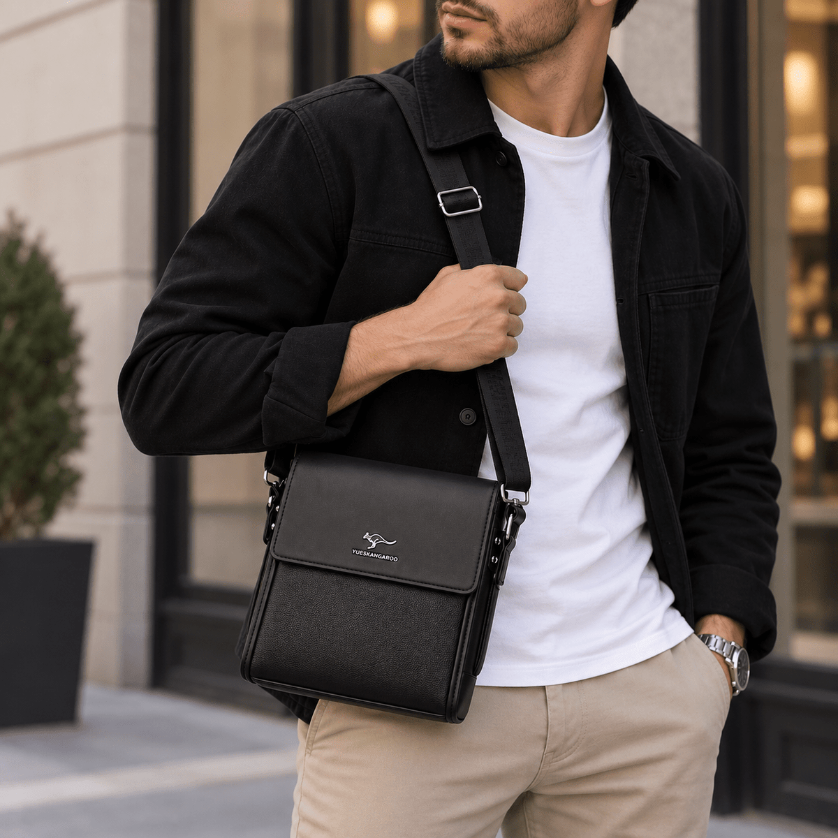 Men's Leather Executive Bag with Elegant Design | Dorvano Men's Leather Executive Bag with Elegant Design | Dorvano 