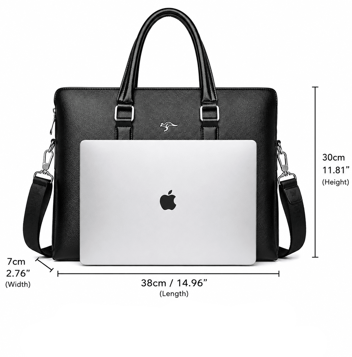 Men's Leather Executive Briefcase – Elegant Design & Large Capacity | MALDORIE Men's Leather Executive Briefcase – Elegant Design & Large Capacity | MALDORIE 