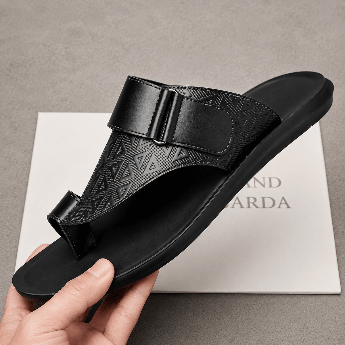 Men's Leather Sandals, Comfortable, Breathable & Modern – Khazen Men's Leather Sandals, Comfortable, Breathable & Modern – Khazen 