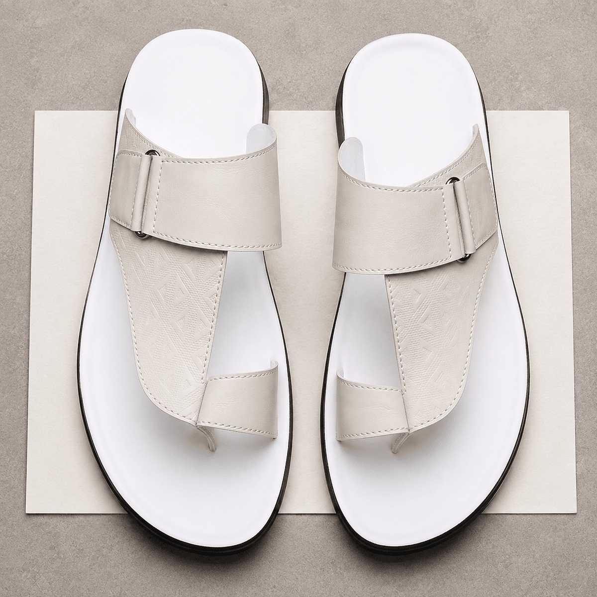 Men's Leather Sandals, Comfortable, Breathable & Modern – Khazen Men's Leather Sandals, Comfortable, Breathable & Modern – Khazen 