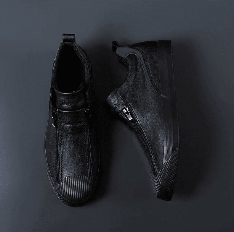 Men's Leather Sneakers with Modern and Versatile Design - Cormanio Men's Leather Sneakers with Modern and Versatile Design - Cormanio 