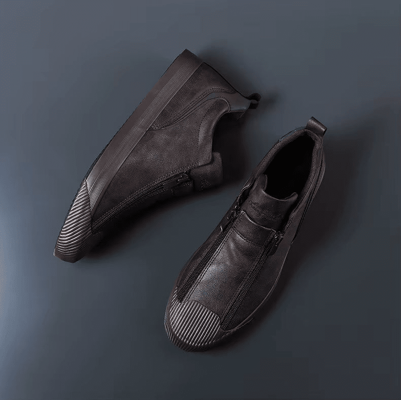 Men's Leather Sneakers with Modern and Versatile Design - Cormanio Men's Leather Sneakers with Modern and Versatile Design - Cormanio 