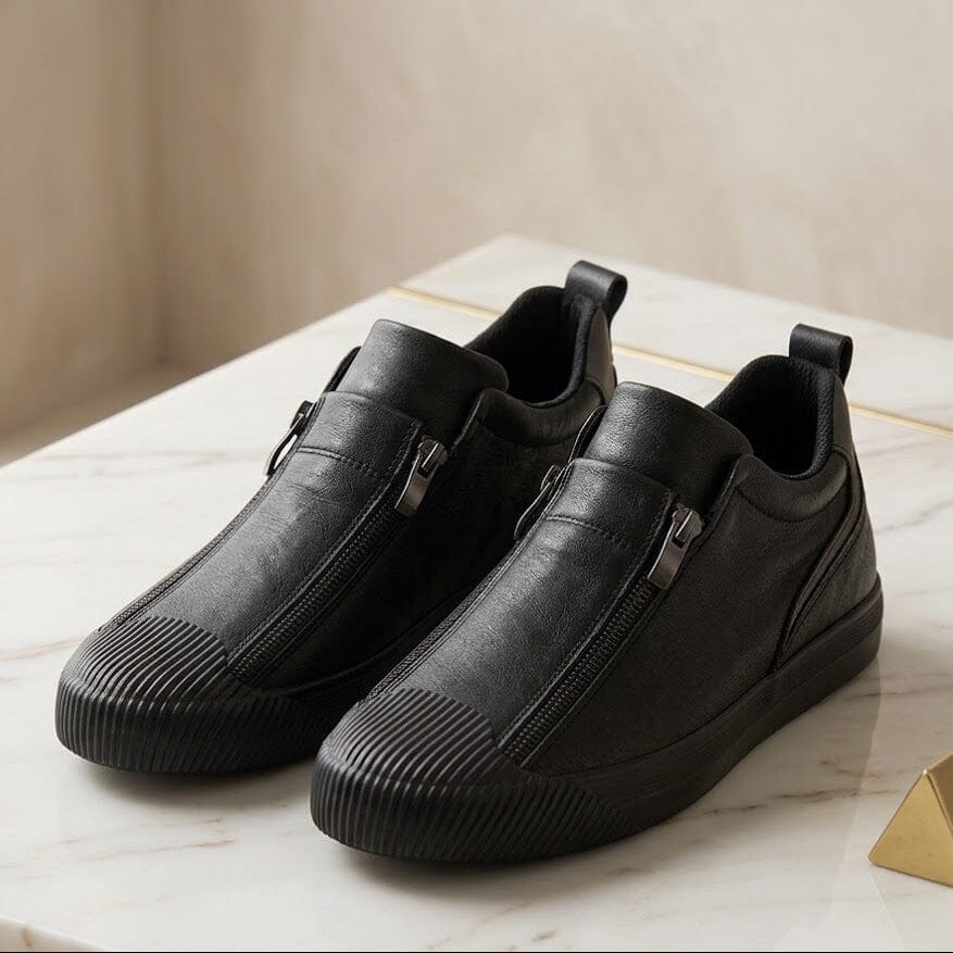 Men's Leather Sneakers with Modern and Versatile Design - Cormanio Men's Leather Sneakers with Modern and Versatile Design - Cormanio 