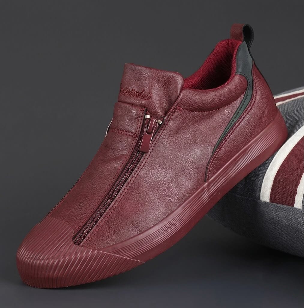 Men's Leather Sneakers with Modern and Versatile Design - Cormanio Men's Leather Sneakers with Modern and Versatile Design - Cormanio 