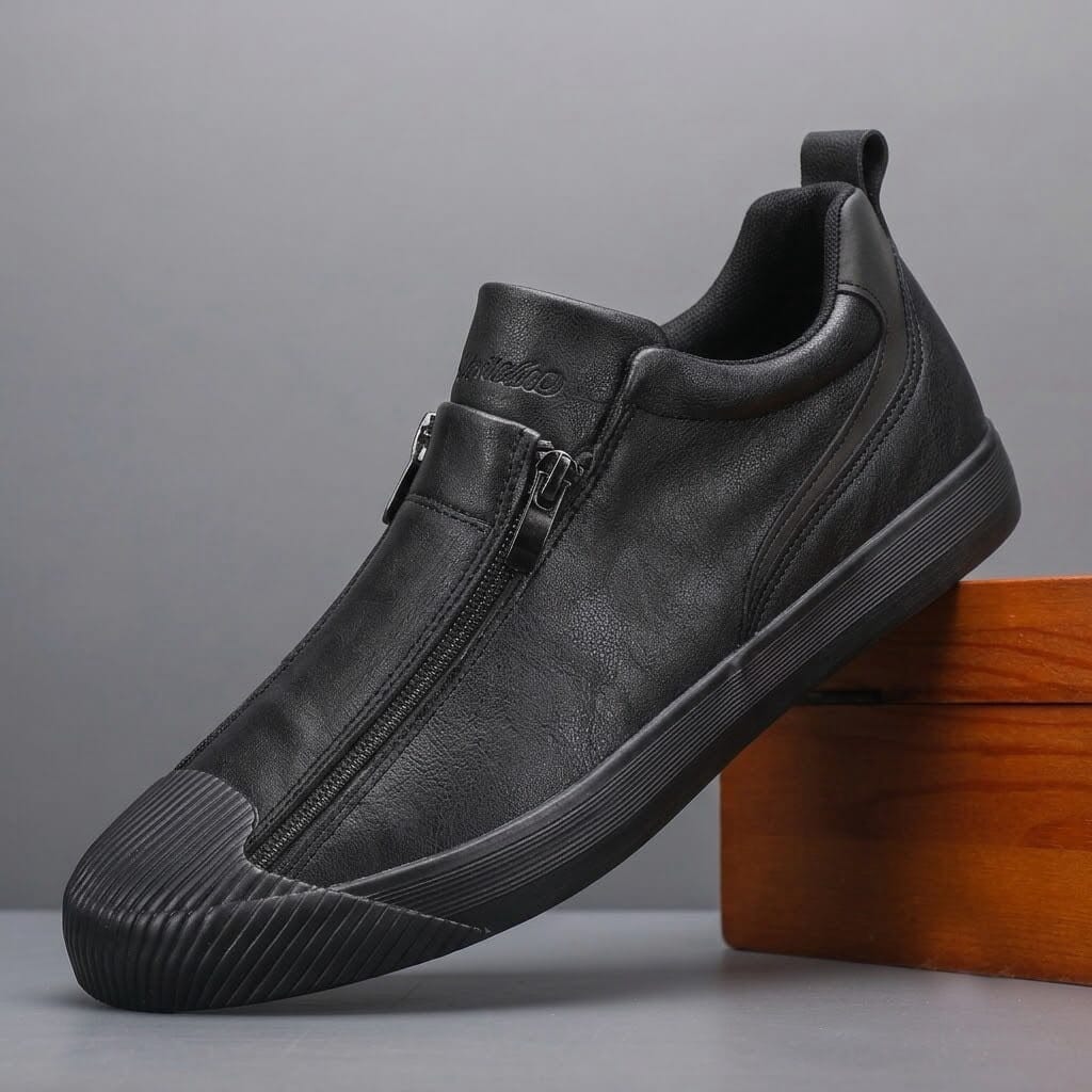 Men's Leather Sneakers with Modern and Versatile Design - Cormanio Men's Leather Sneakers with Modern and Versatile Design - Cormanio 