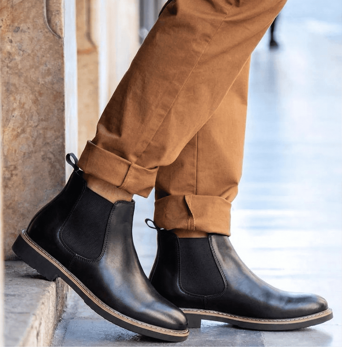 Men’s Mid-Height Leather Boots – Oakstone Men’s Mid-Height Leather Boots – Oakstone 