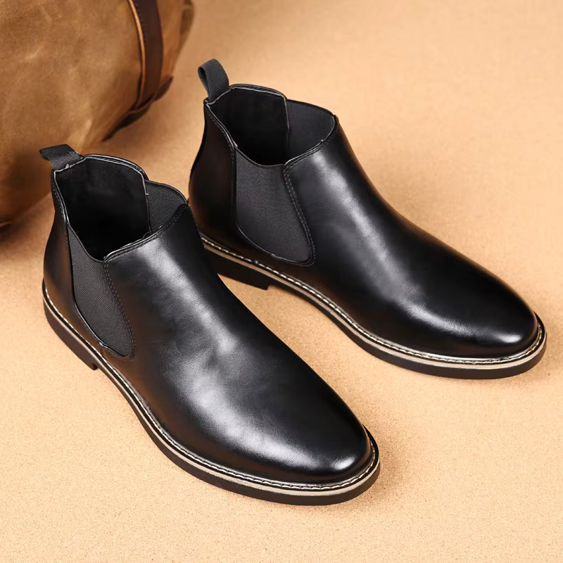 Men’s Mid-Height Leather Boots – Oakstone Men’s Mid-Height Leather Boots – Oakstone 