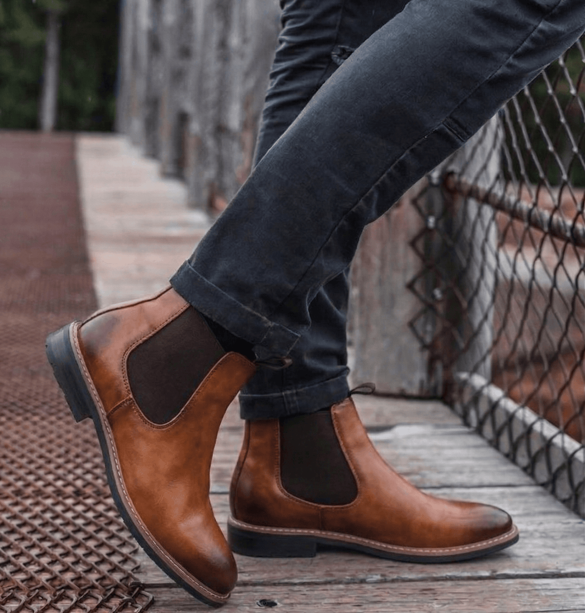 Men’s Mid-Height Leather Boots – Oakstone Men’s Mid-Height Leather Boots – Oakstone 