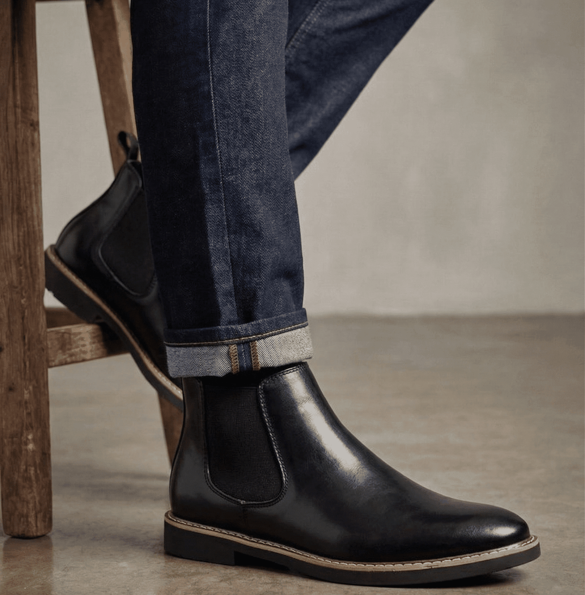 Men’s Mid-Height Leather Boots – Oakstone Men’s Mid-Height Leather Boots – Oakstone 