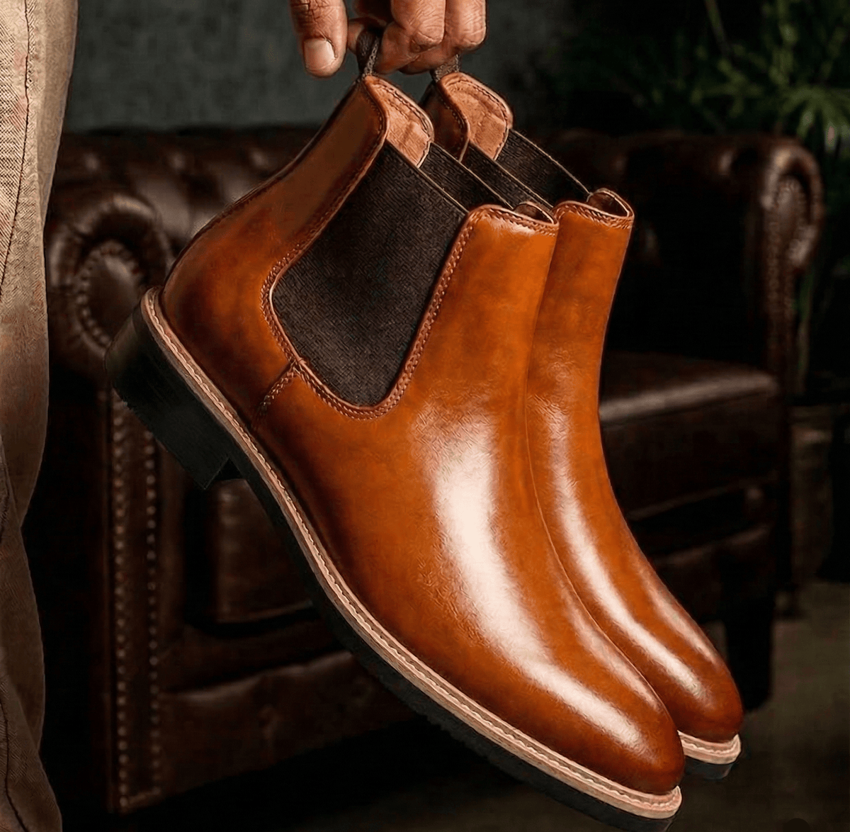 Men’s Mid-Height Leather Boots – Oakstone Men’s Mid-Height Leather Boots – Oakstone 