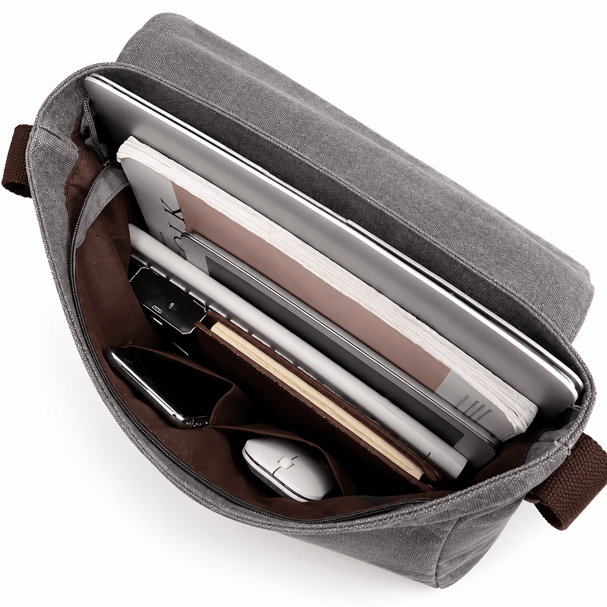 Men's multi-functional shoulder bag, leisure large capacity business travel bag, fashionable storage sling bag 