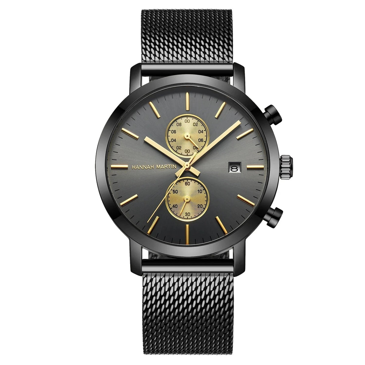 Men’s Versatile and Multifunctional Executive Watch – Monterius Men’s Versatile and Multifunctional Executive Watch – Monterius Black Gold Classic