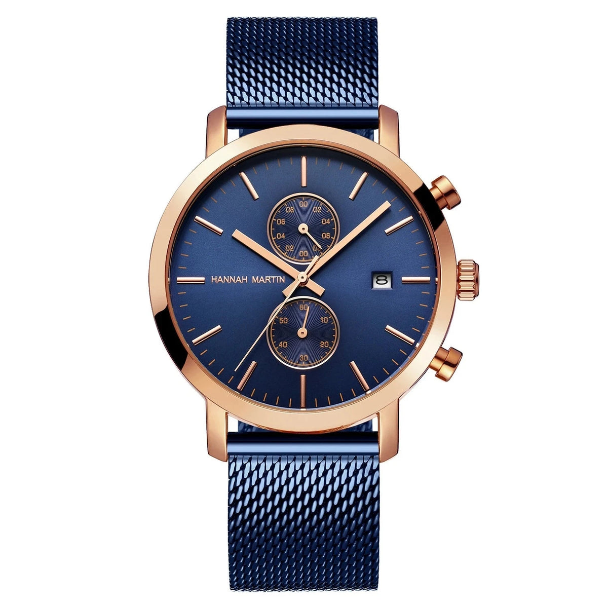 Men’s Versatile and Multifunctional Executive Watch – Monterius Men’s Versatile and Multifunctional Executive Watch – Monterius Blue Gold