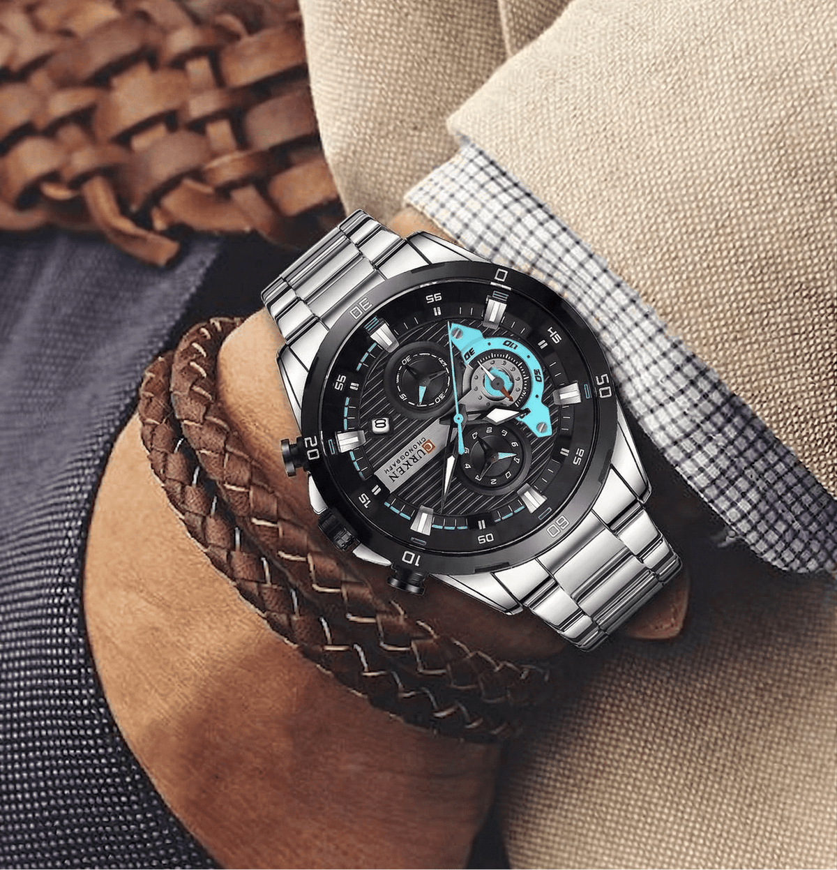 Men’s Versatile and Water-Resistant Watch – Bruges Prestige Men’s Versatile and Water-Resistant Watch – Bruges Prestige 