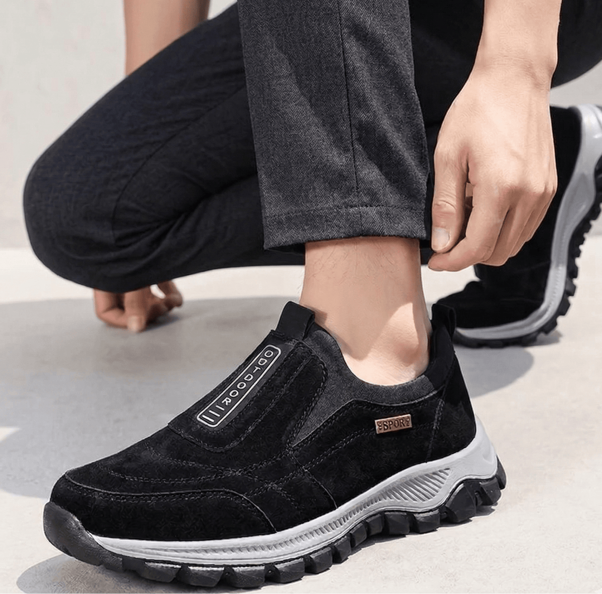 Men’s Waterproof and Wear-Resistant Sneakers – Velkaris Men’s Waterproof and Wear-Resistant Sneakers – Velkaris 