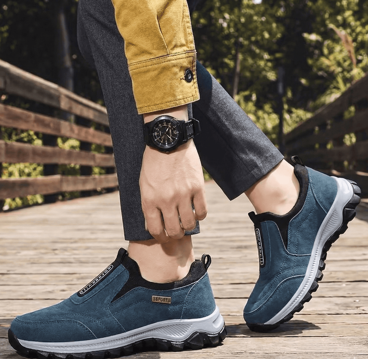 Men’s Waterproof and Wear-Resistant Sneakers – Velkaris Men’s Waterproof and Wear-Resistant Sneakers – Velkaris 