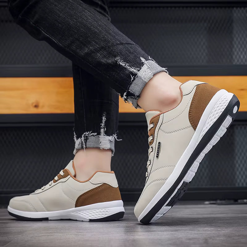 Men’s Waterproof Leather Sneakers – Vastilen Men’s Waterproof Leather Sneakers – Vastilen 