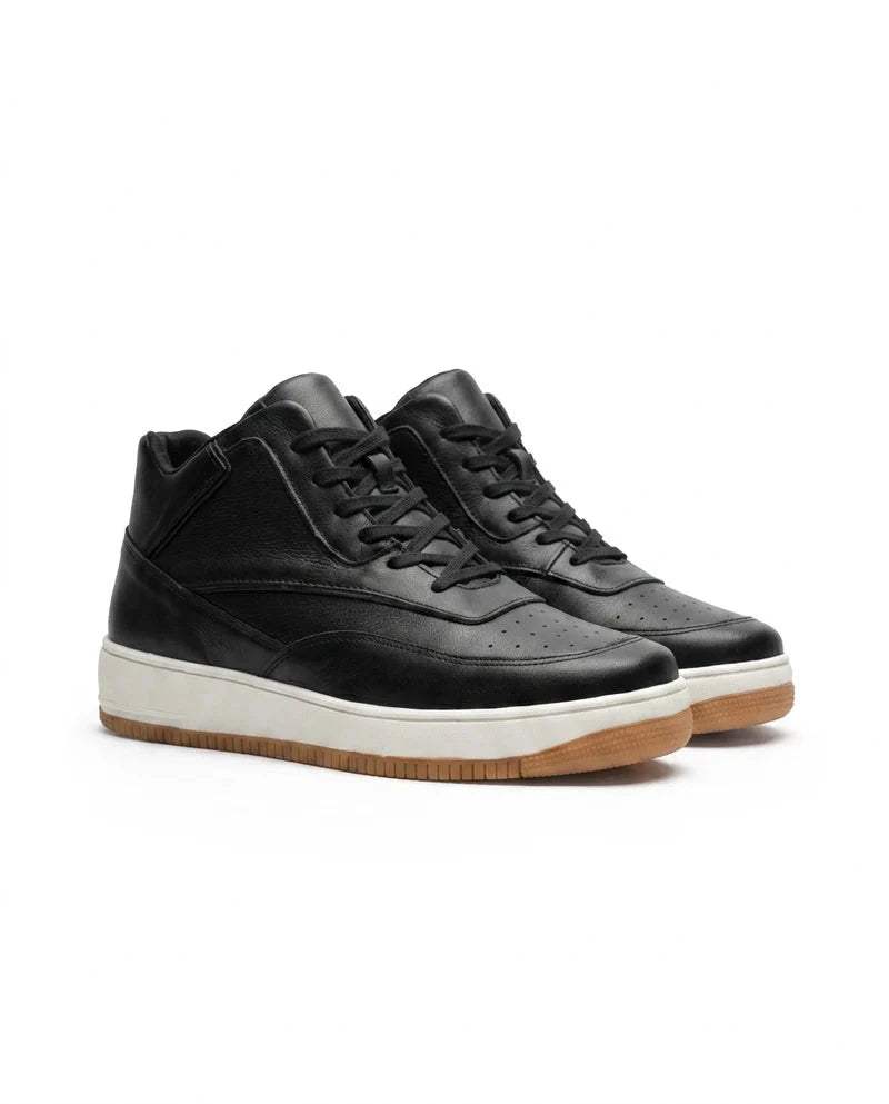 Montieri – Leather Sneakers with Height Increase Montieri – Leather Sneakers with Height Increase Mavietto Black US 5.5 / UK-AU 4.5 / EU 37 