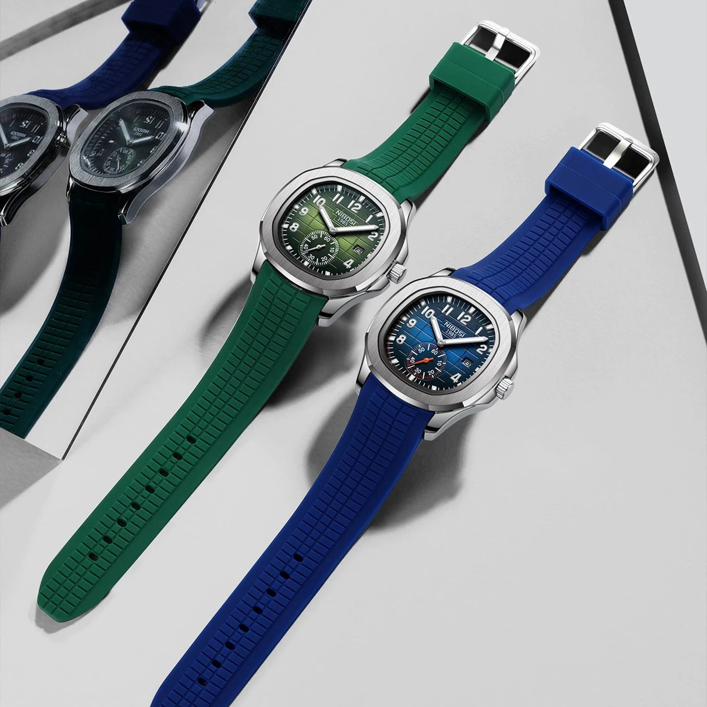 NIBOSI Sport Mens Watches Top Brand Luxury Auto Date Watch Men Waterproof Luminous AQUANAUT Quartz Watches for Men Reloj Hombre Mavietto Store 