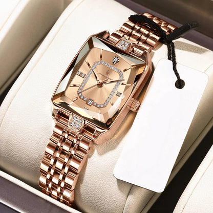 POEDAGAR Luxury Woman Watch Waterproof Date High Quality Casual Ladies Wristwatch Stainless Steel Quartz Elegant Women's Watches Mavietto Store 785 RoseGold Gold China Mainland 