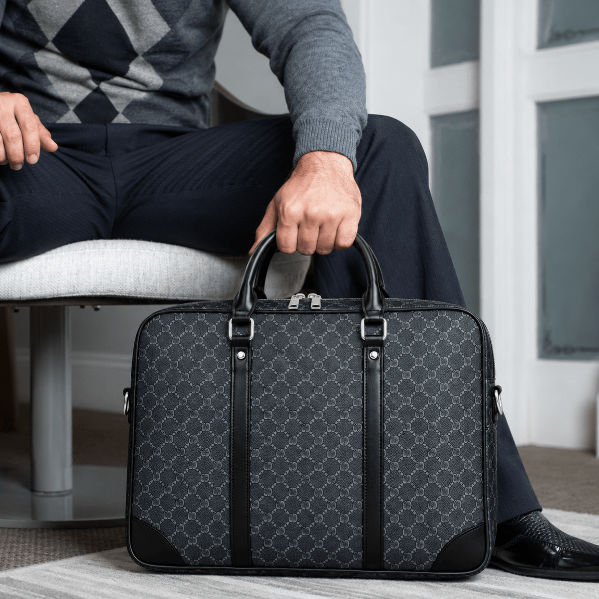 Premium Leather Executive Briefcase | Luxurious, Elegant & Sophisticated Design — ANTHONNIE Premium Leather Executive Briefcase | Luxurious, Elegant & Sophisticated Design — ANTHONNIE 