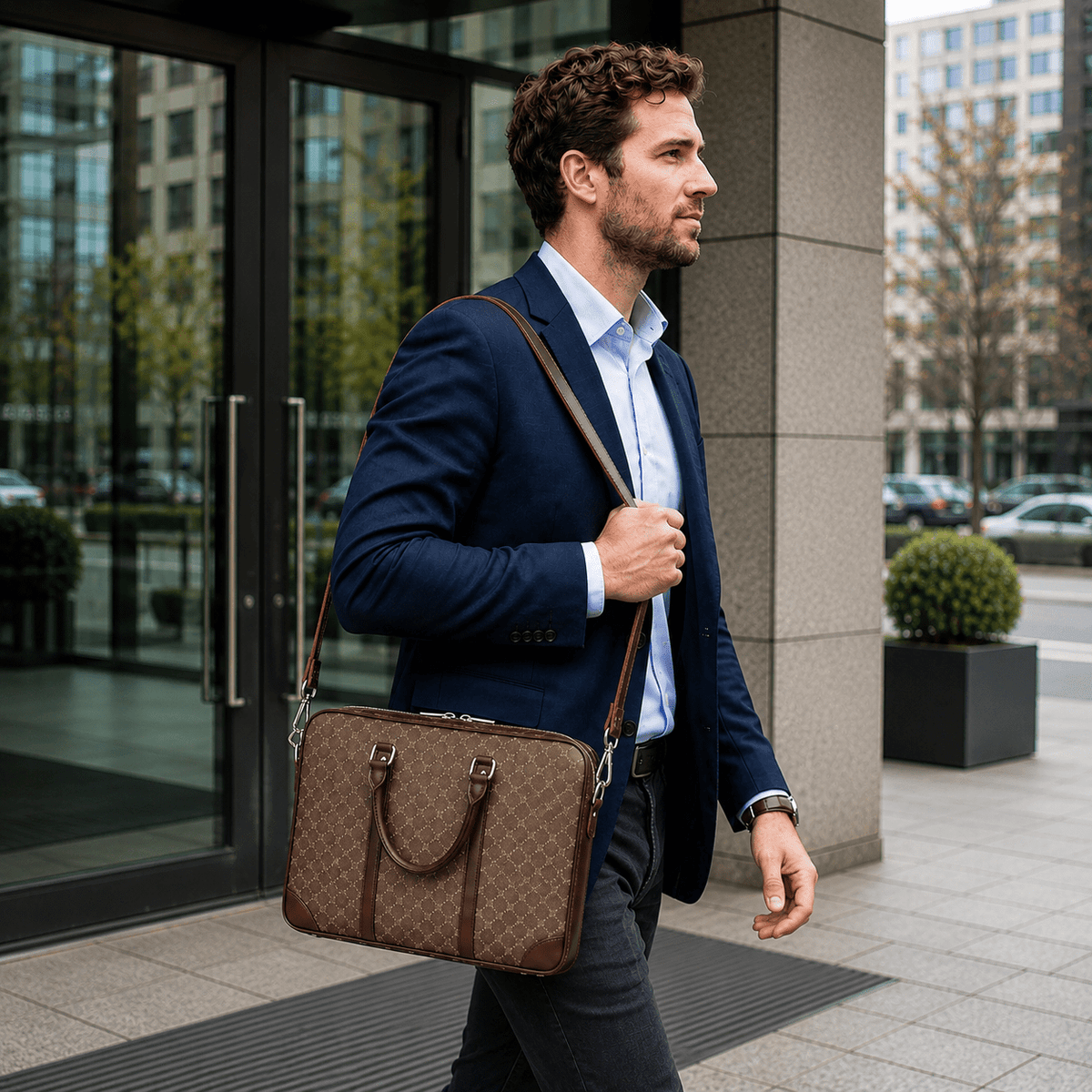 Premium Leather Executive Briefcase | Luxurious, Elegant & Sophisticated Design — ANTHONNIE Premium Leather Executive Briefcase | Luxurious, Elegant & Sophisticated Design — ANTHONNIE 