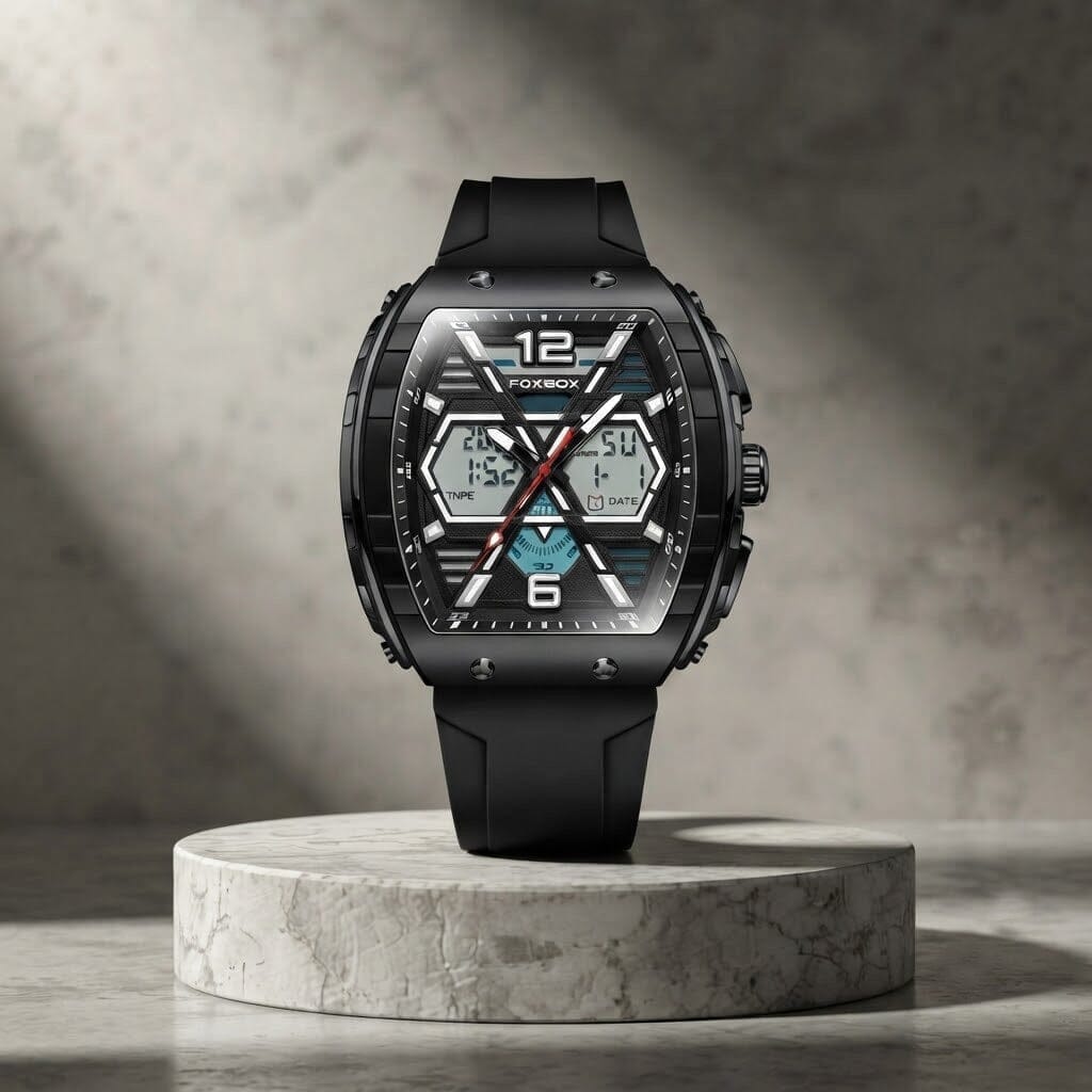 Premium Men's Analog-Digital Dual Display Watch - VORSELVON Premium Men's Analog-Digital Dual Display Watch - VORSELVON Mavietto 