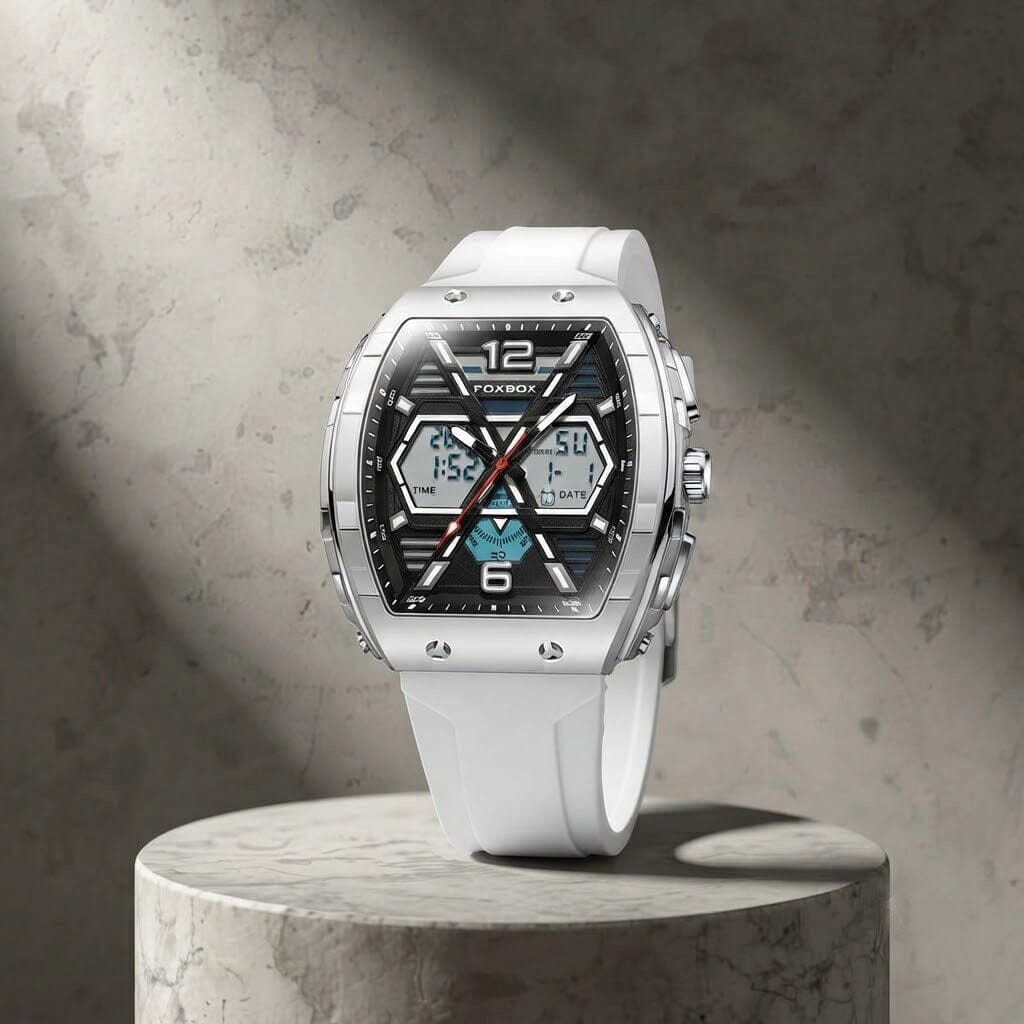 Premium Men's Analog-Digital Dual Display Watch - VORSELVON Premium Men's Analog-Digital Dual Display Watch - VORSELVON Mavietto 