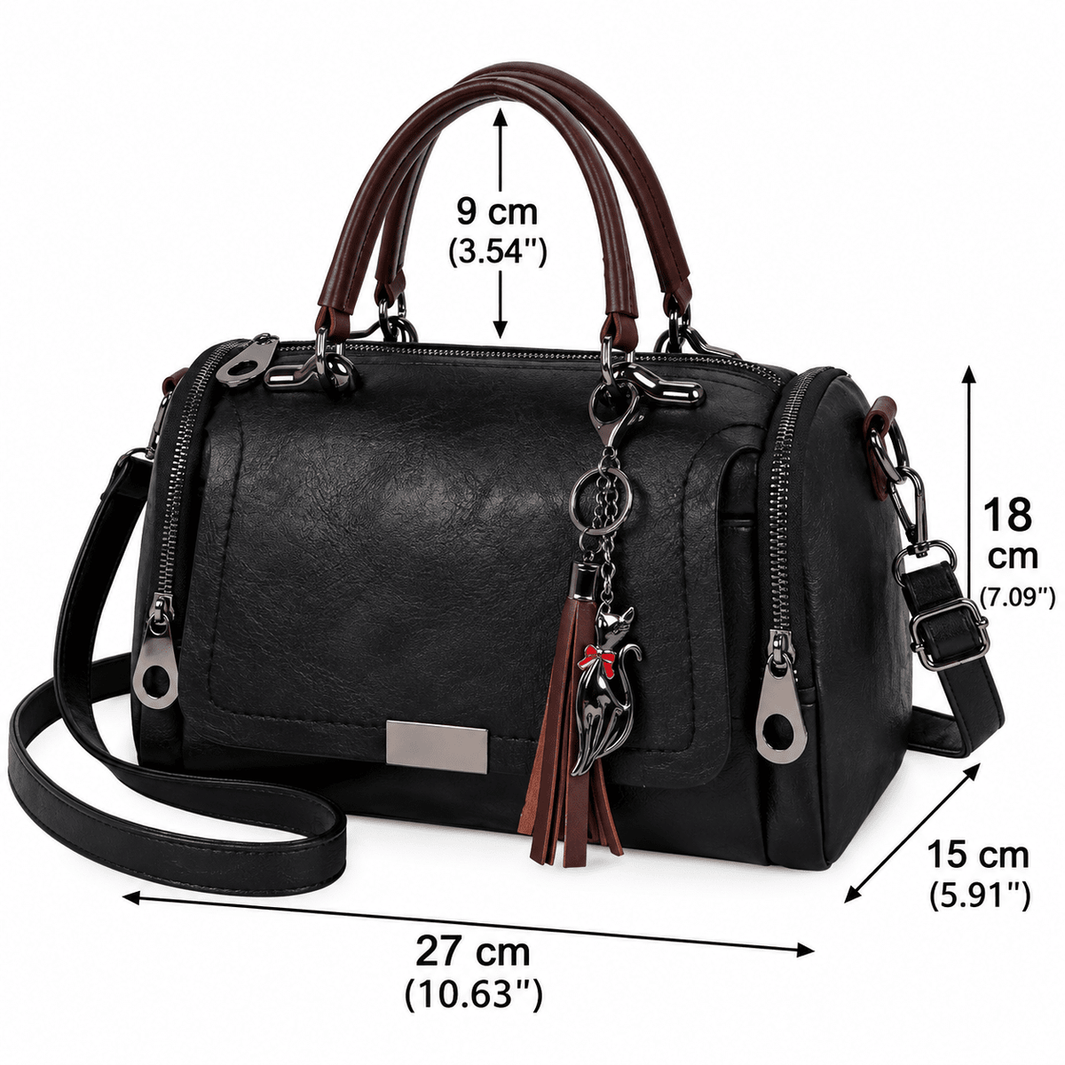 Structured Women’s Leather Handbag – Stylish, Elegant & Spacious | Charlotte Structured Women’s Leather Handbag – Stylish, Elegant & Spacious | Charlotte 