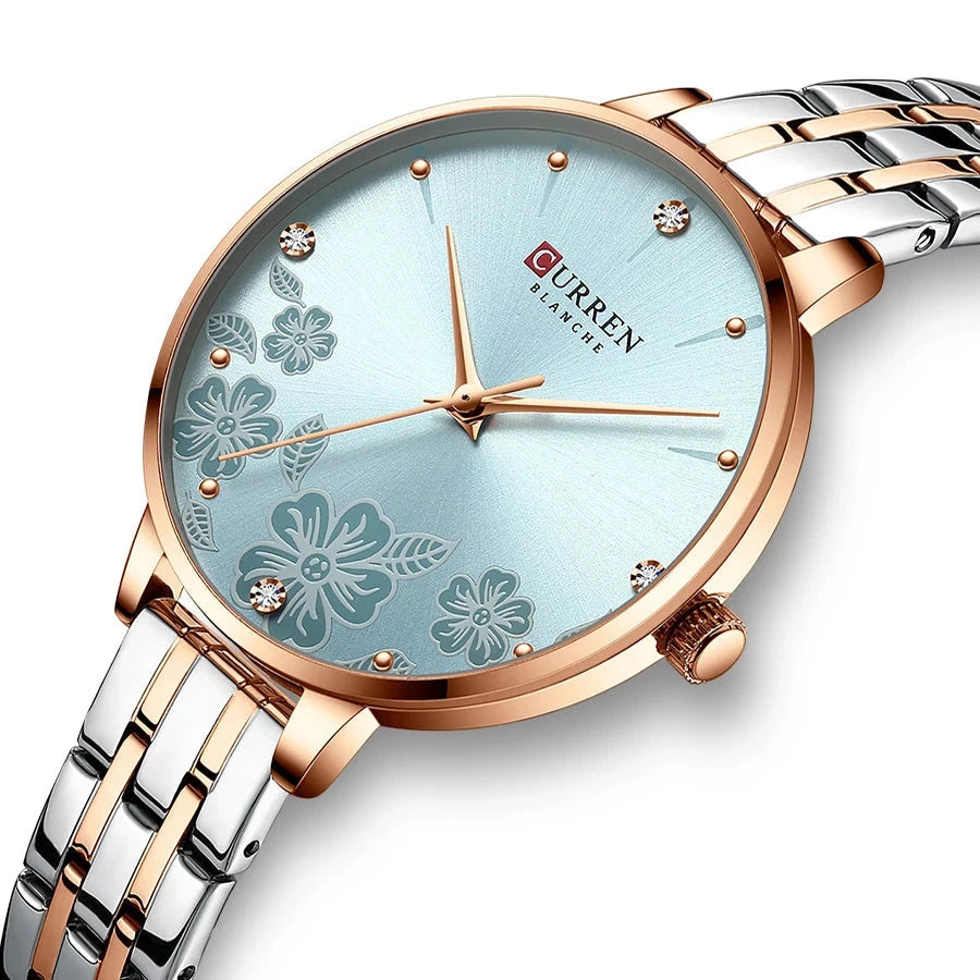 Ultra-Thin Women's Watch with Romantic Design & Stainless Steel Strap - Magie Chérie Ultra-Thin Women's Watch with Romantic Design & Stainless Steel Strap - Magie Chérie 