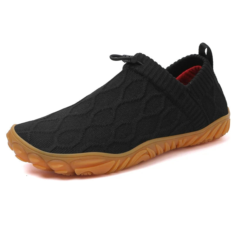 Unisex Barefoot Slip-On Shoes - Minimalist Wide Toe Box Flexible Sneakers Horizon Unisex Barefoot Slip-On Shoes - Minimalist Wide Toe Box Flexible Sneakers Horizon Black
