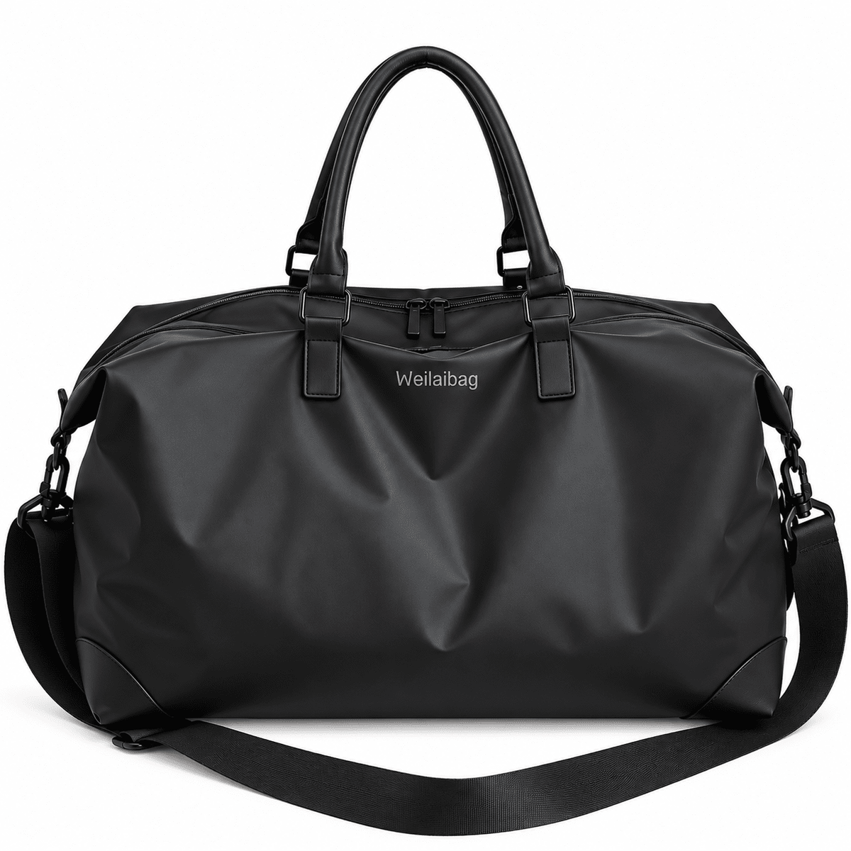 Unisex Leather Tote Bag with Spacious Interior and Elegant Design | MONTREL Multifunctional Unisex Leather Tote Bag with Spacious Interior and Elegant Design | MONTREL Black