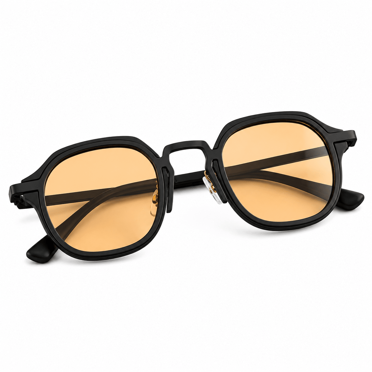 Unisex Vintage-Style Sunglasses with UV400 Protection – MONOLITH Unisex Vintage-Style Sunglasses with UV400 Protection – MONOLITH Yellow