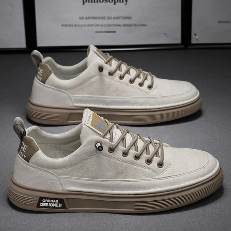 Versatile and Casual Men's Leather Sneakers - Bennett Versatile and Casual Men's Leather Sneakers - Bennett 
