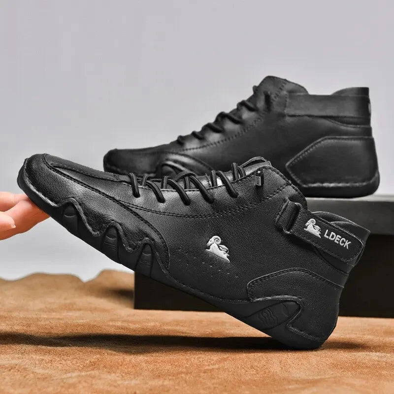 Waterproof Men's Mid-Top Casual Boots - Everett Flex Waterproof Men's Mid-Top Casual Boots - Everett Flex 