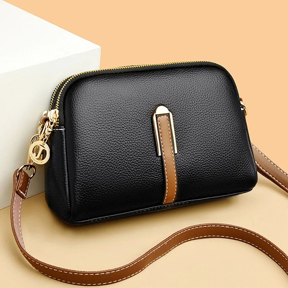 Women's Elegant Crossbody Bag - Premium Leather Shoulder Purse Women's Elegant Crossbody Bag - Premium Leather Shoulder Purse 