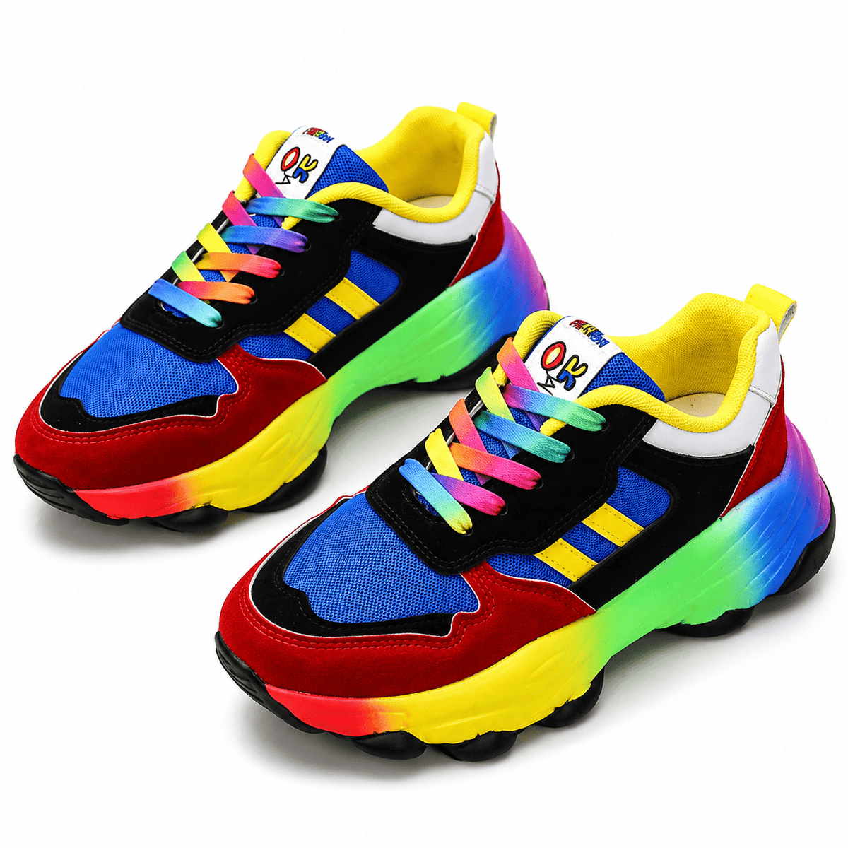 Women’s Fashion Leather Casual Sneakers – Vibrance Women’s Fashion Leather Casual Sneakers – Vibrance 