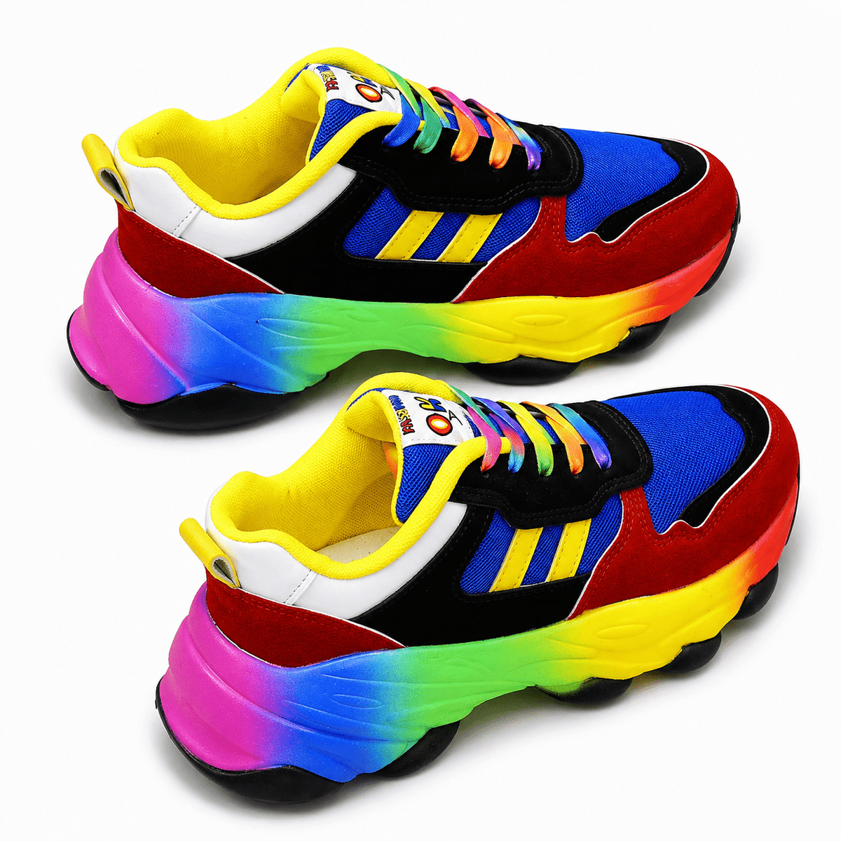 Women’s Fashion Leather Casual Sneakers – Vibrance Women’s Fashion Leather Casual Sneakers – Vibrance 