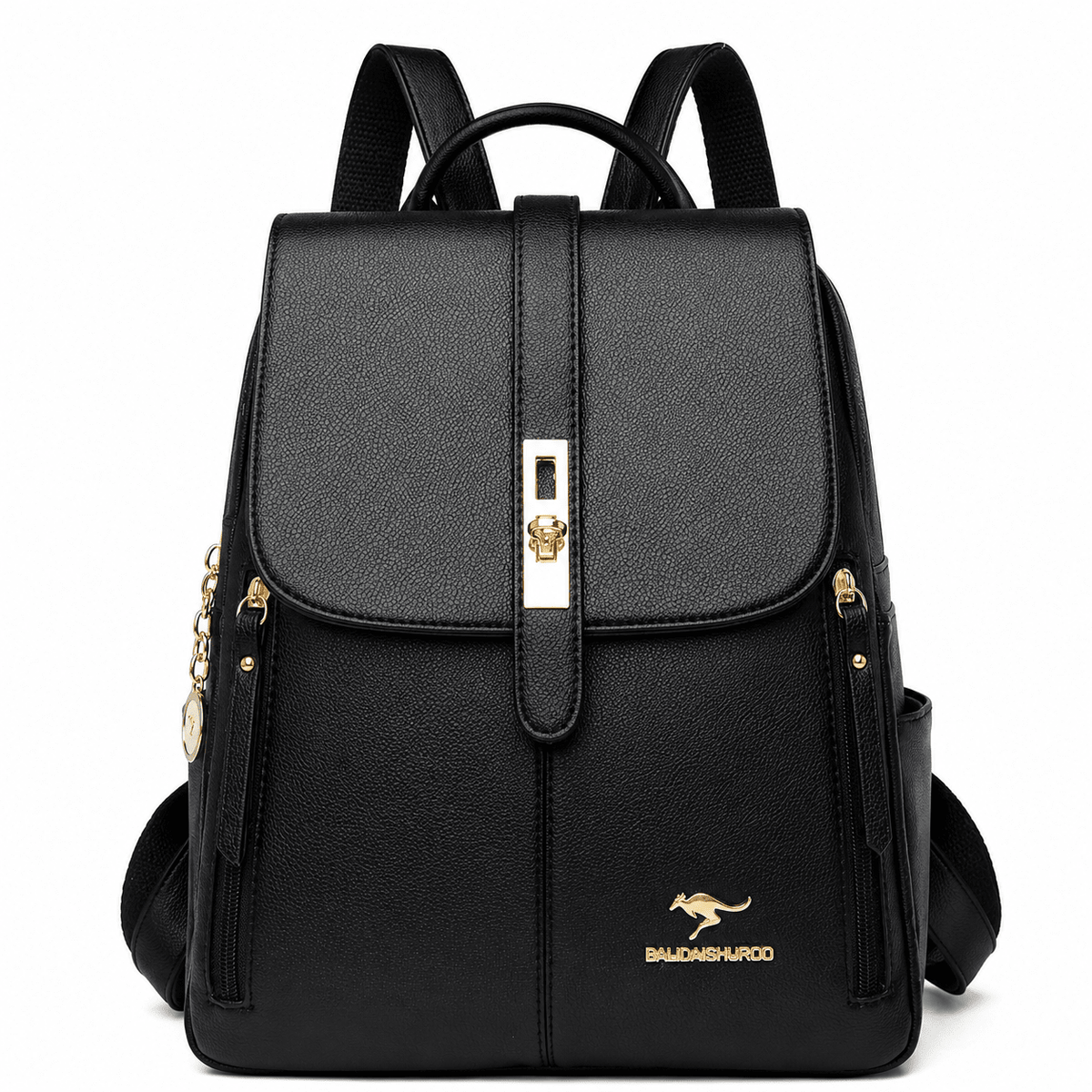Women's Large Capacity Leather Bag – Delphine | Elegant, Spacious & Versatile Women's Large Capacity Leather Bag – Delphine | Elegant, Spacious & Versatile Black
