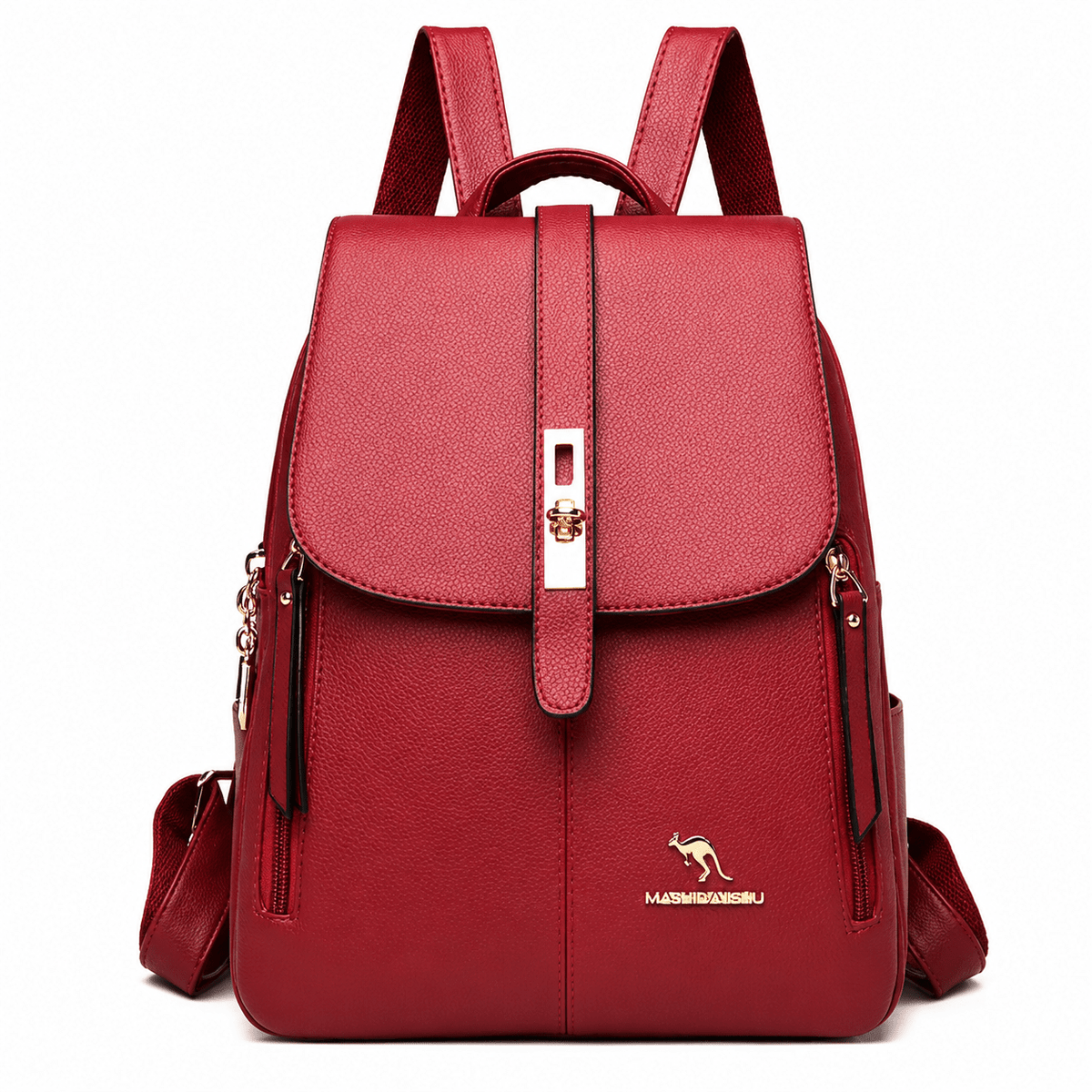 Women's Large Capacity Leather Bag – Delphine | Elegant, Spacious & Versatile Women's Large Capacity Leather Bag – Delphine | Elegant, Spacious & Versatile Red