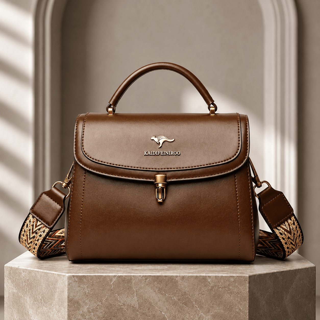 Women's Leather Crossbody Bag with Elegant Design – Karvessa Women's Leather Crossbody Bag with Elegant Design – Karvessa Mavietto 