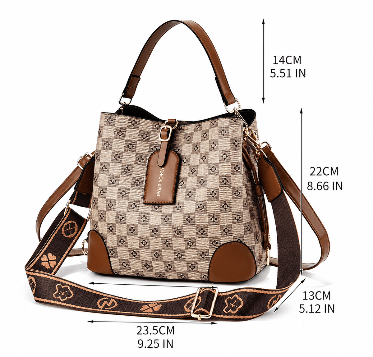 Women's Leather Handbag, Versatile and Elegant Design — Clarisse Women's Leather Handbag, Versatile and Elegant Design — Clarisse 