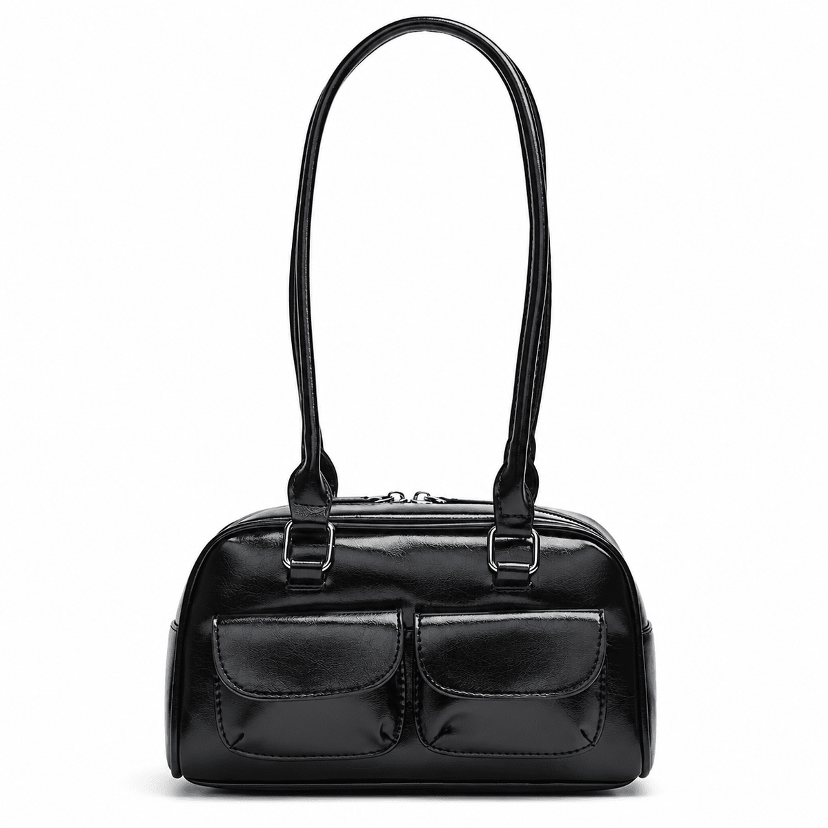 Women’s Leather Shoulder Bag – Versatile and Elegant | Arya Élise Women’s Leather Shoulder Bag – Versatile and Elegant | Arya Élise Black