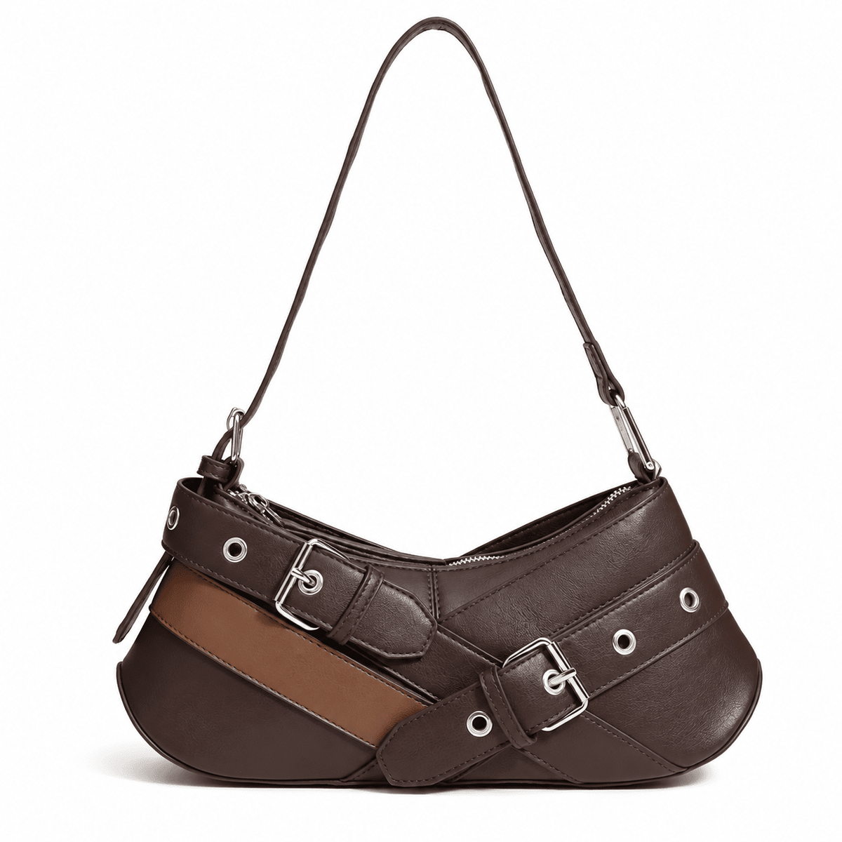 Women’s Leather Shoulder Bag with Vintage Style | ZORENNE Women’s Leather Shoulder Bag with Vintage Style | ZORENNE Brown